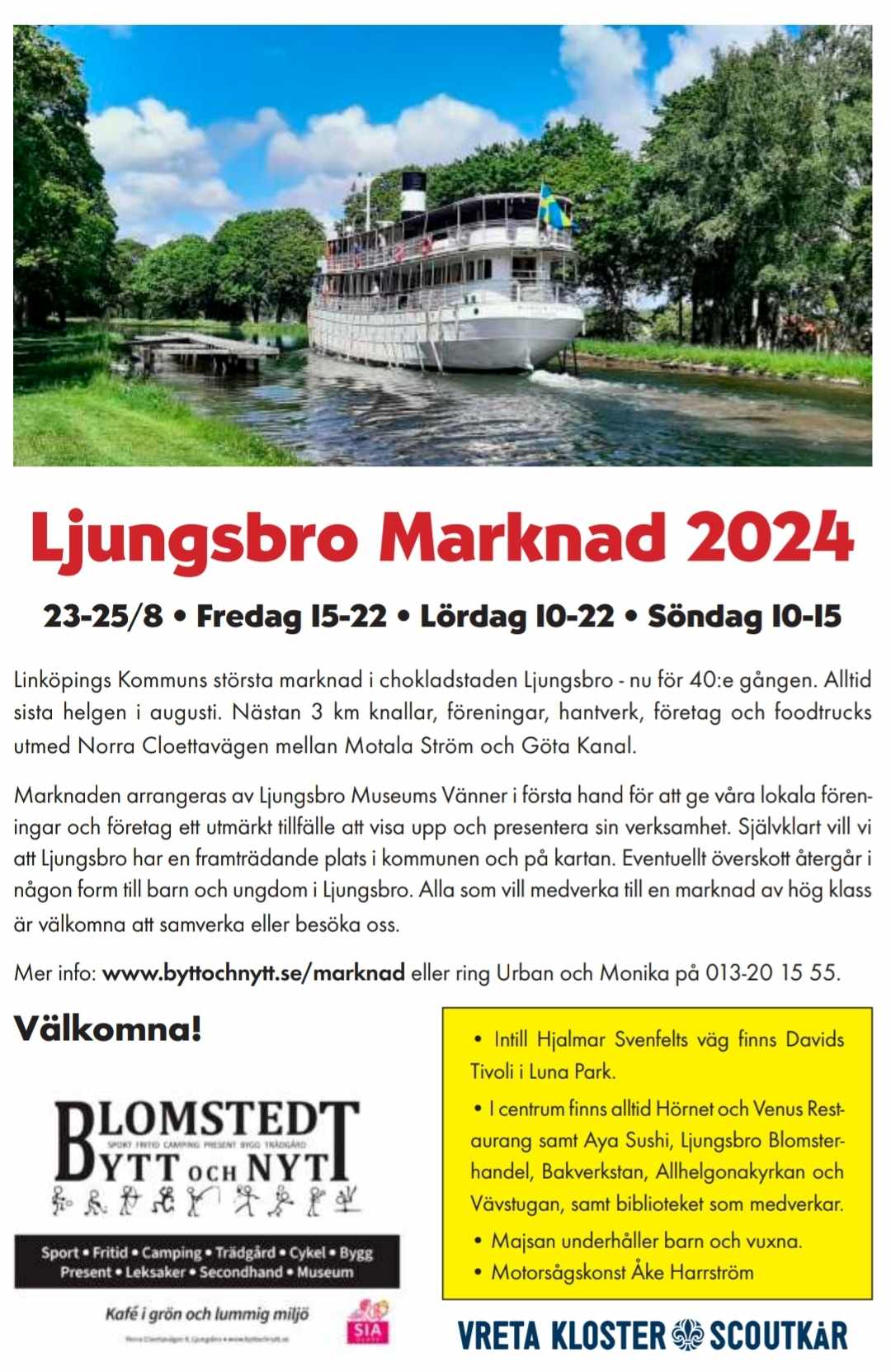 Ljungsbro Marknad 2024